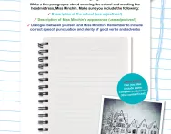 Writing task: First day at school