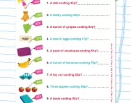 Y3 problem-solving: subtraction worksheet