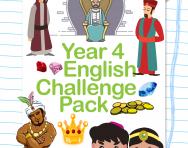 Year 4 English Challenge Pack