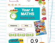 Year 4 maths booster pack