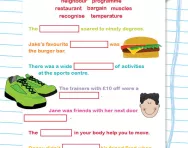 Y4 spelling sentences worksheet