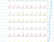 Y4 times tables timed test