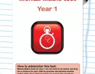 Year 1 mental maths quiz with answers