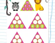 Year 1 number pyramids: 2