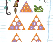 Year 1 number pyramids: 3