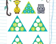 Year 1 number pyramids: 4