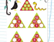 Year 1 number pyramids: 5