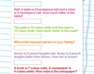 Year 1 Understanding Measurement Quiz
