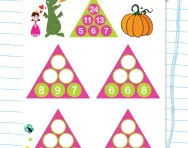 Year 2 number pyramids: 2