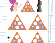 Year 2 number pyramids: 3