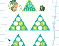 Year 2 number pyramids: 4