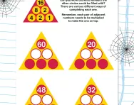 Year 3 number pyramid challenge