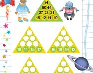 Year 4 number pyramids: 1