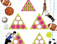 Year 6 number pyramids: multiplying fractions