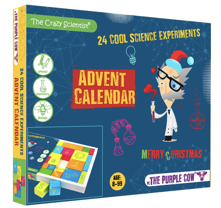 Science experiments calendar