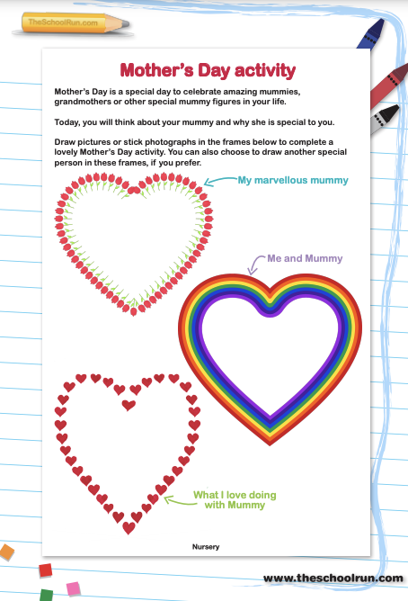 Mother's Day worksheet