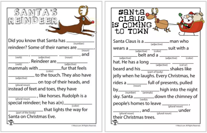 Christmas Ad Libs
