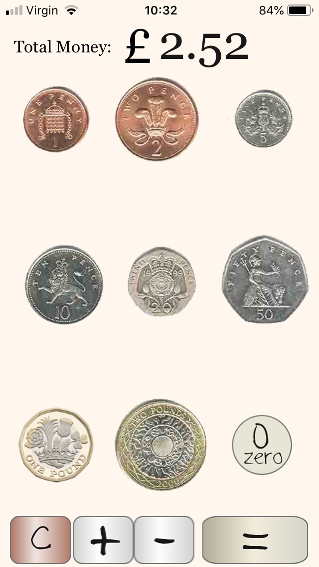 UK Coin Calculator app