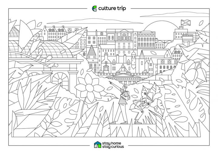 Culture Trip's travel-inspired colouring pages