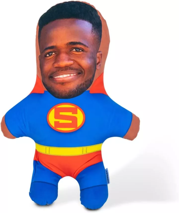 personalised superman cushion