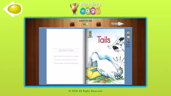 Reading Eggs app