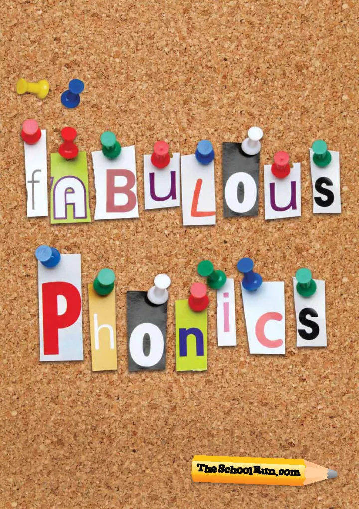 TheSchoolRun Phonics learning packs