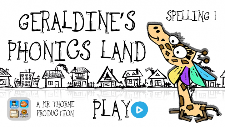 Geraldine’s Phonics Land app