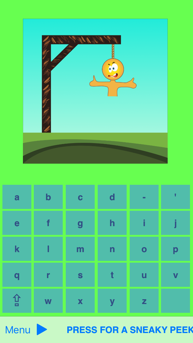 Spelling Hangman app