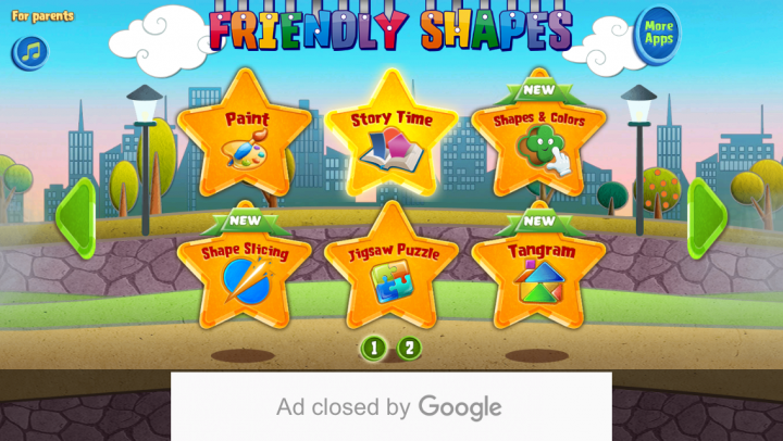Friendly Shapes app