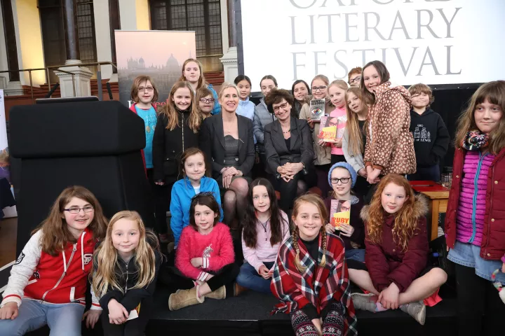 Lauren Child at the Oxford Literary Festival