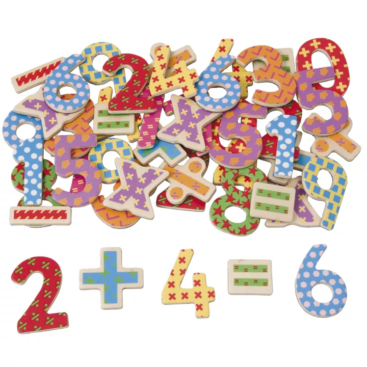 Magnetic Wooden Numbers
