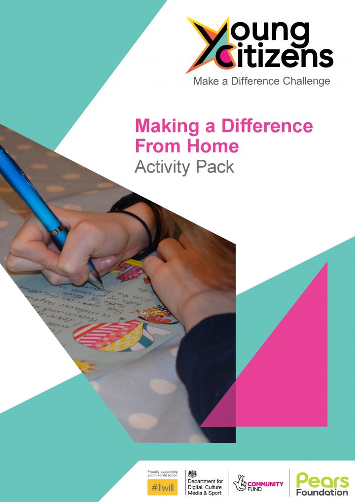 Making a Difference From Home Young Citizens activity pack