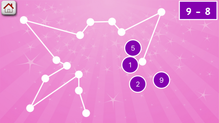 Math Dots: Fairy Princess Puzzles