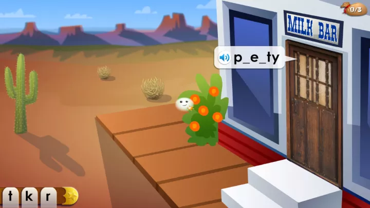 Mystery Word Town Spelling app