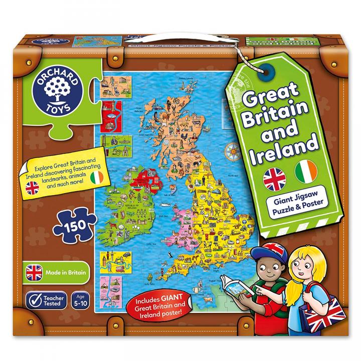 Orchard Toys Great Britain and Ireland Map Jigsaw Puzzle