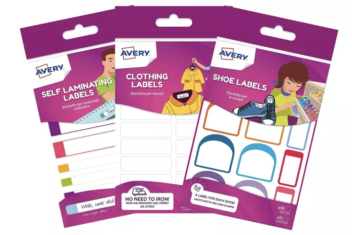 Blank school labels