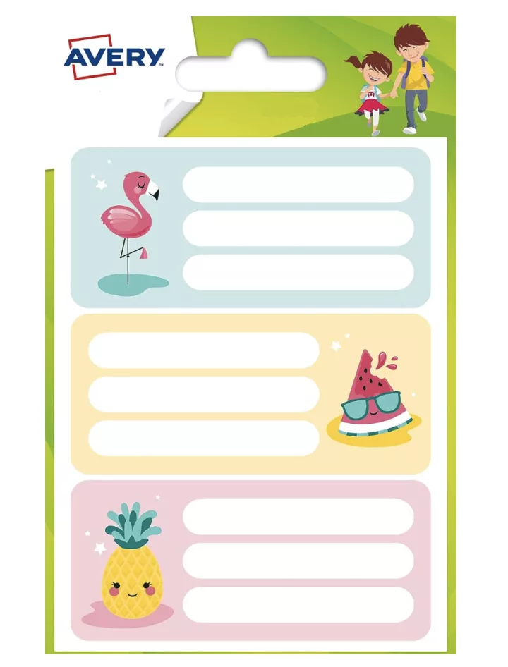 School book labels