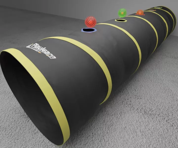 pop up play tunnel sensory