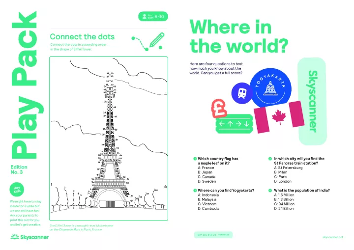 Skyscanner Play Pack
