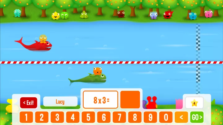 Squeebles Maths Race