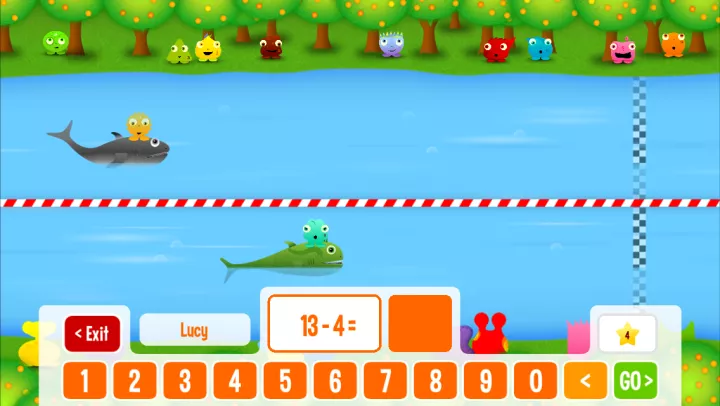Squeebles Maths Race