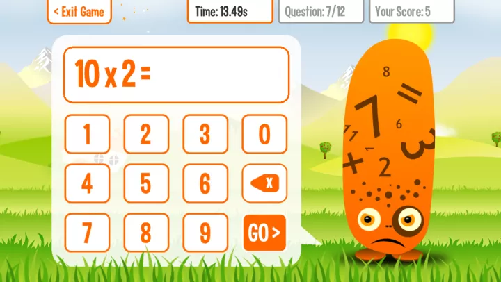 Squeebles Times Tables