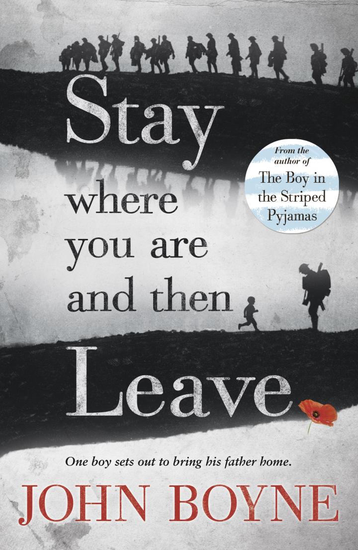 Stay where you are and then leave