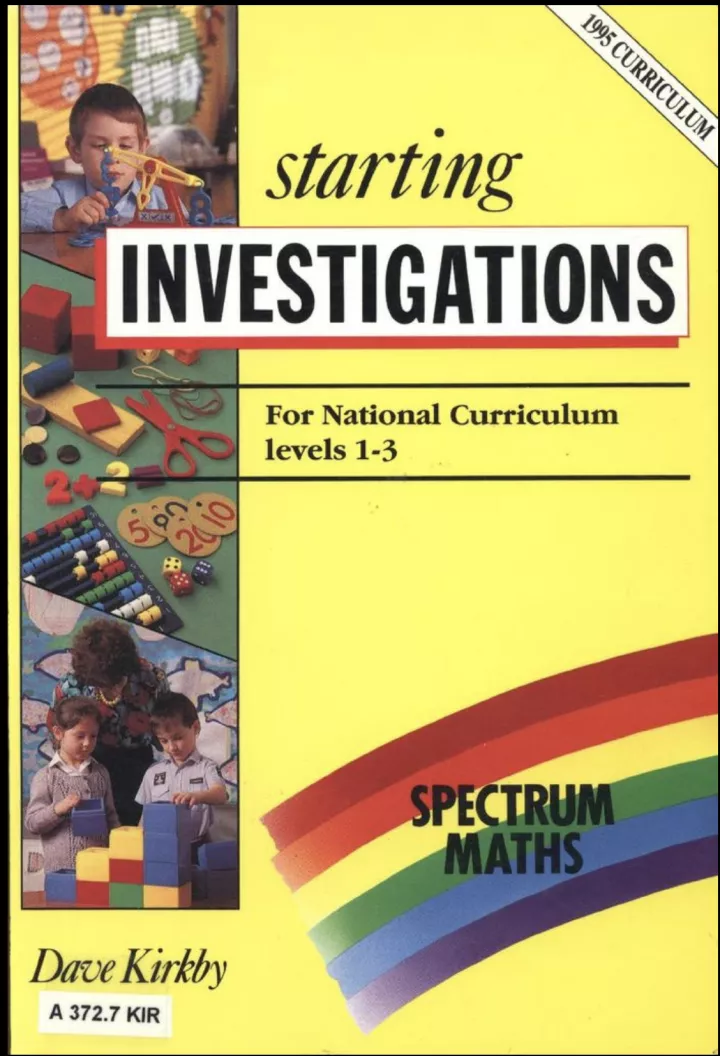 STEM Learning: Starting Investigations