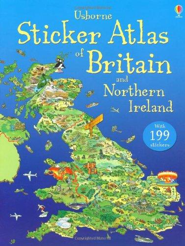 Sticker Atlas of Britain and Northern Ireland