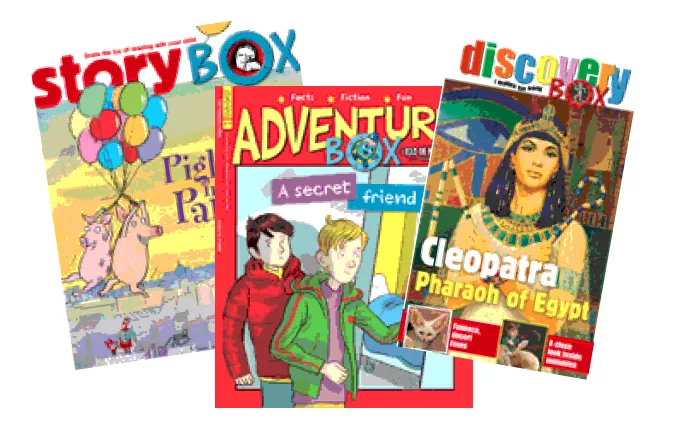 Story Box, Adventure Box and Discovery Box