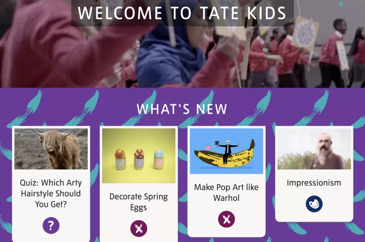 Tate Kids website