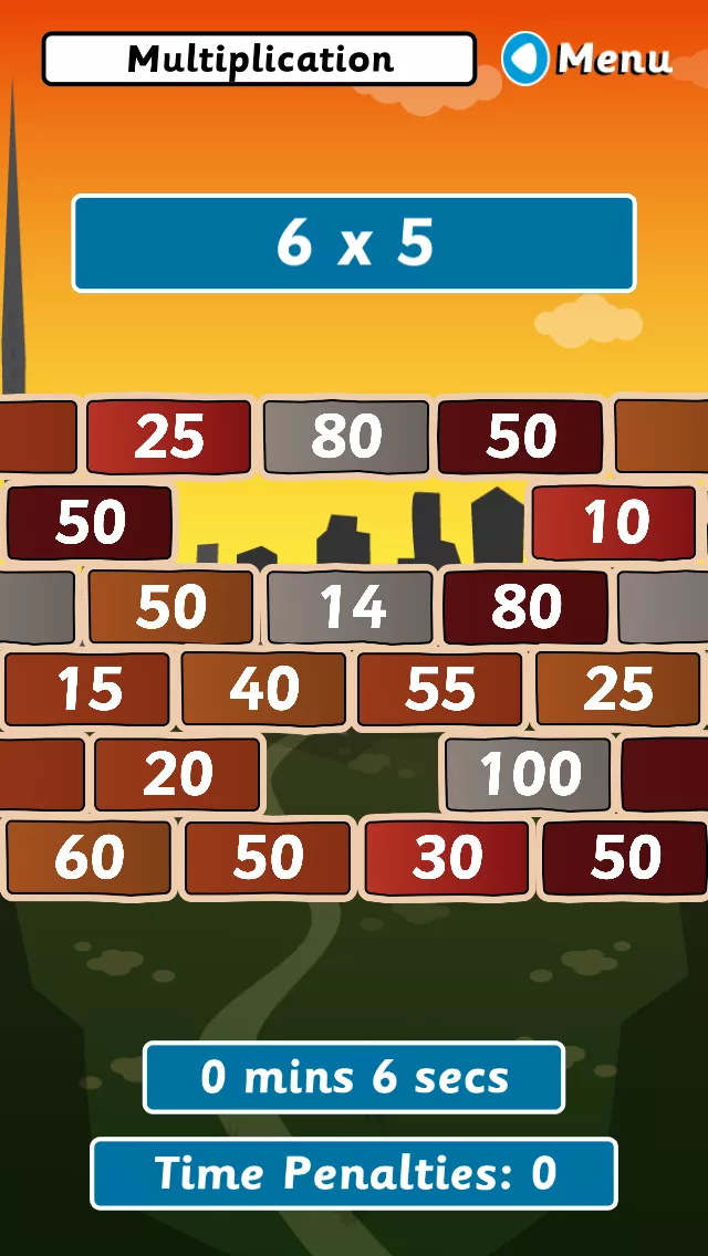 Wipeout Wall (Multiplication & Division)