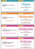 11+ vocabulary flashcards 11+ vocabulary flashcards