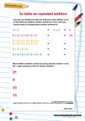 3 times table as repeated addition worksheet 3 times table as repeated addition worksheet